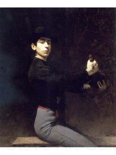 Ramon Casas i Carbo Self portrait as a flamenco dancer France oil painting art